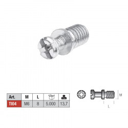 Шток с резьбой М6 для стяжки эксцентриковой, TI04FZ0000608