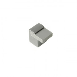 Ручка-кнопка Puzzle, Хром матовый / алюминий, /34х25х31 мм, Модерн, Gamet, Польша, GL66-1-A0C00-G0008