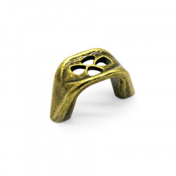 Ручка-кнопка Divino, Бронза античная, 32/44х21х24 мм, Классика, Gamet, Польша, UR42-0032-G0035