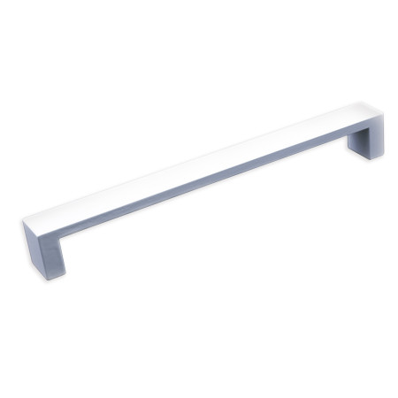 Ручка-скоба Logic, Белый глянец, 192/202 мм, Модерн, Gamet, Польша