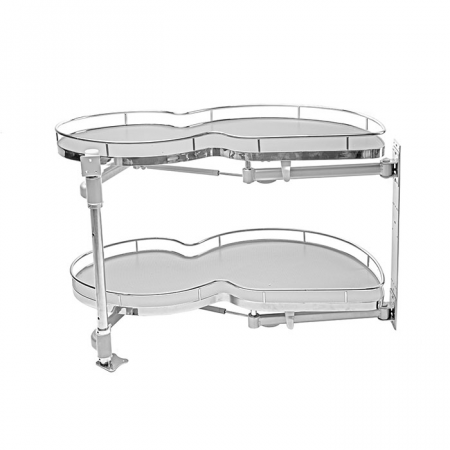 Механизм выкатной тип Le-mans, фасад 450мм, 865x495x600-750, правый, хром, Lotti